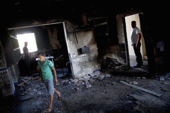 Incendie d&rsquo;une mosquée palestinienne par des colons israéliens