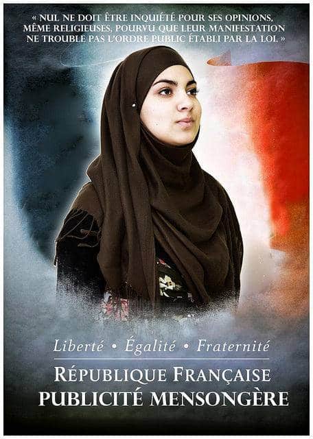 Sous France République Mensongère hijab
