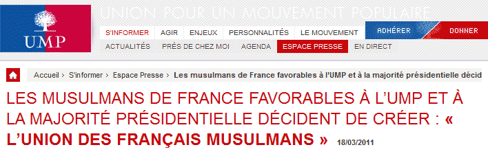 Union Français Musulman Union Français Musulman