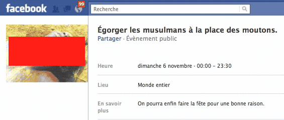 appel à égorger les musulmans appel à égorger les musulmans