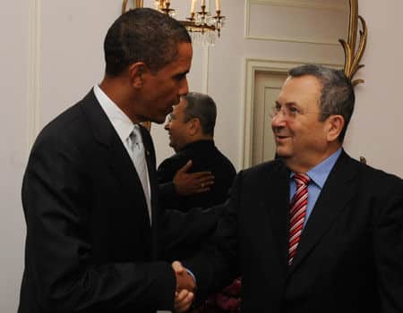 Obama et ministre de la défense israélien