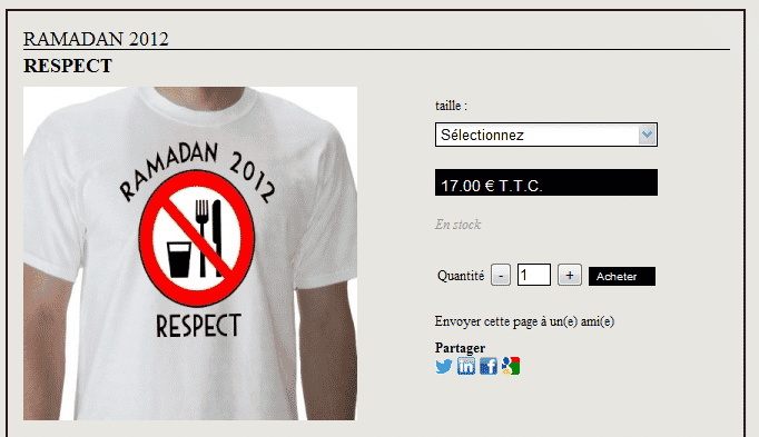 Ramadan 2012 T-Shirt Ramadan 2012 T-Shirt