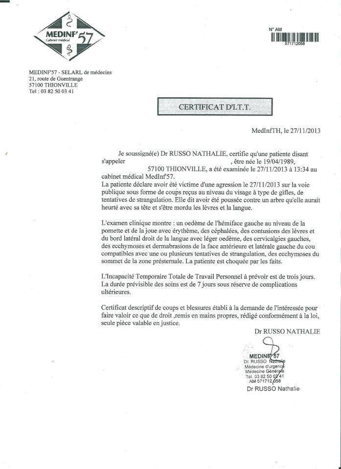 certificat-itt-agression