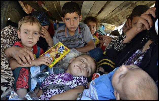 Yazidi children in Iraq