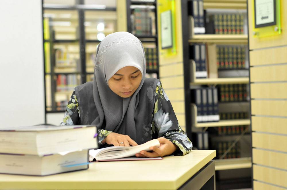 étudiante hijab