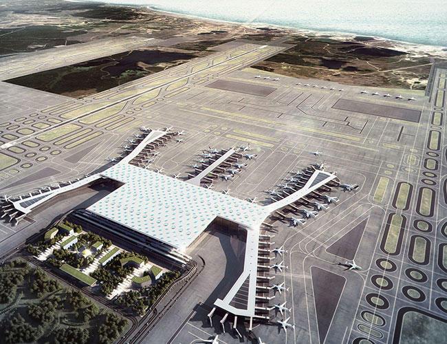 Erdogan construit le plus grand aéroport du monde Erdogan construit le plus grand aéroport du monde