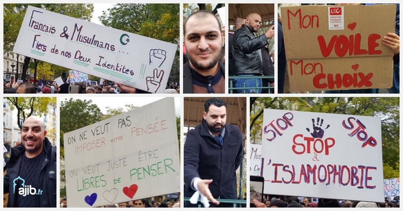 Zoom satellite sur la marche contre l’islamophobie du 10 novembre Zoom satellite sur la marche contre l’islamophobie du 10 novembre