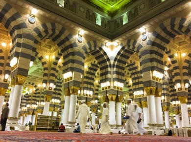 Les pèlerins à Médine : La Mosquée Prophétique et la Mosquée de Qoubâ’