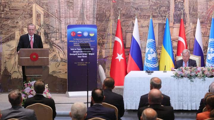 L’accord céréalier conclu par Ankara prolongé de deux mois L’accord céréalier conclu par Ankara prolongé de deux mois